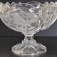 Vintage crystal fruit or candy bowl