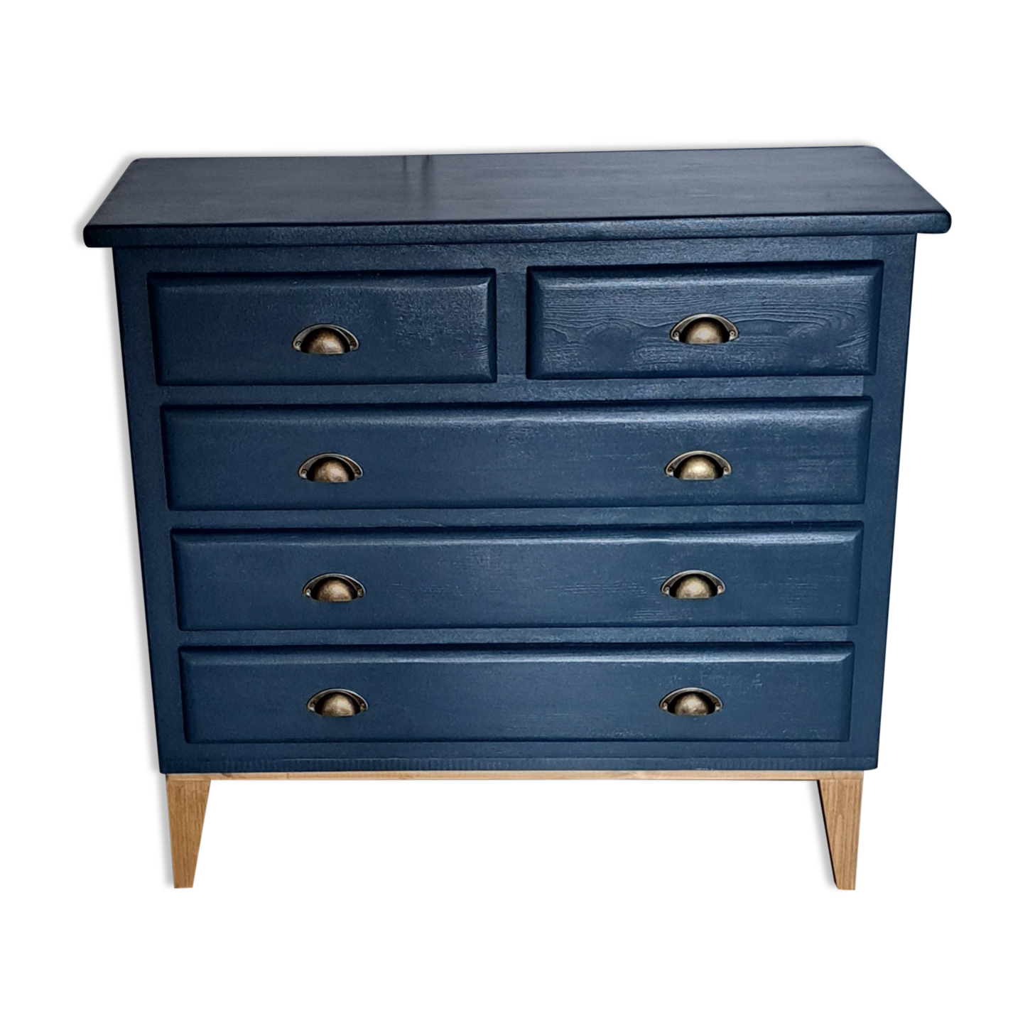 Chest of drawers in glove blue
