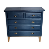 Chest of drawers in glove blue