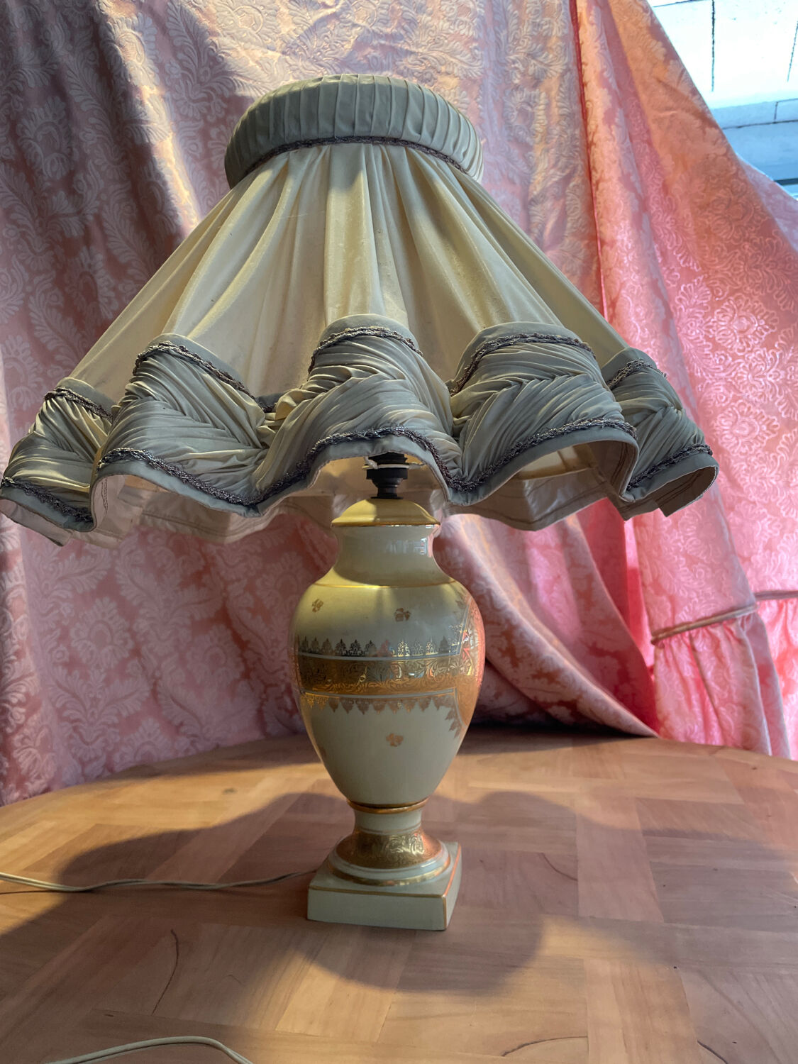 Limoges porcelain lamp