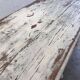 Brocante wooden farmhouse table / white / dining table