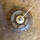 Antique Art Deco Style Pendant Light, Mother-of-Pearl & Brass, 1970s Vintage