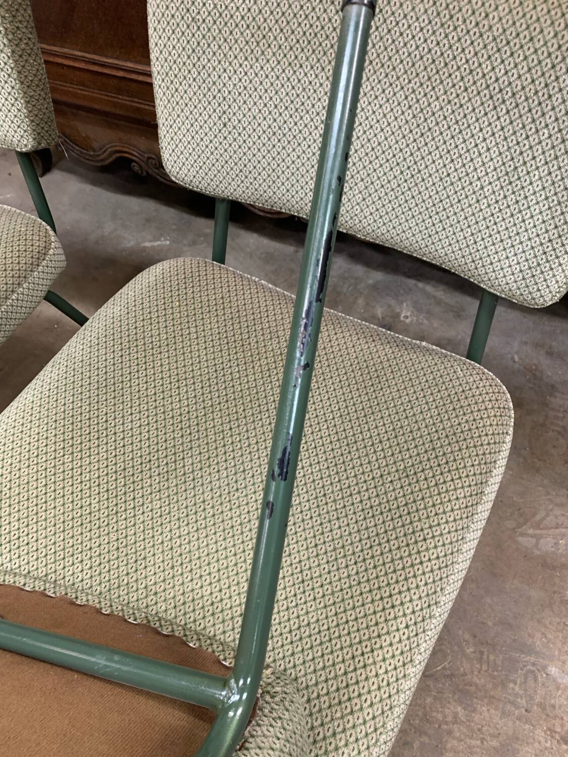 6 Chaises Design André Simard Airborne Vintage