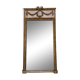 Trumeau/Louis XVI style mirror/Golden wood & stuff/Beveled glass/c1920