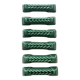 6 green ceramic knife rests, Vallauris 1950