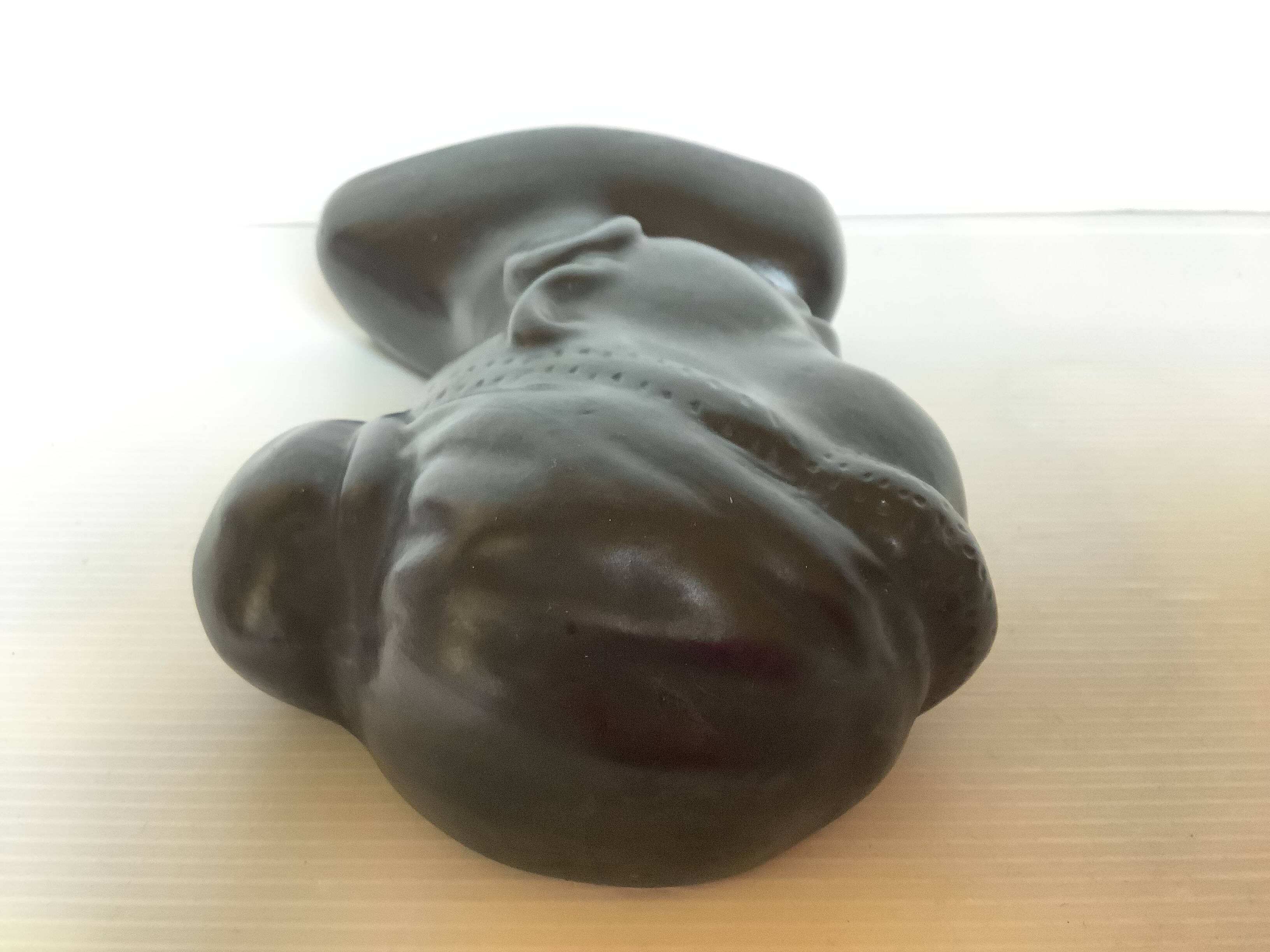 Antique bust of an African woman to stand or hang