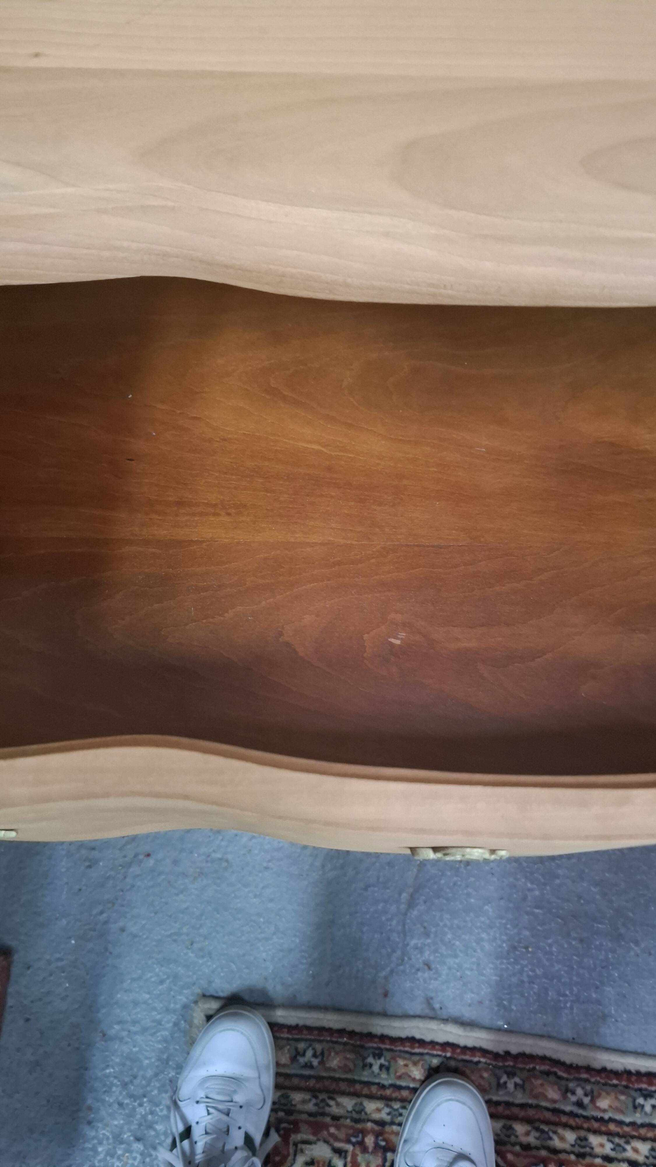 Louis XV style chest of drawers in cherry wood