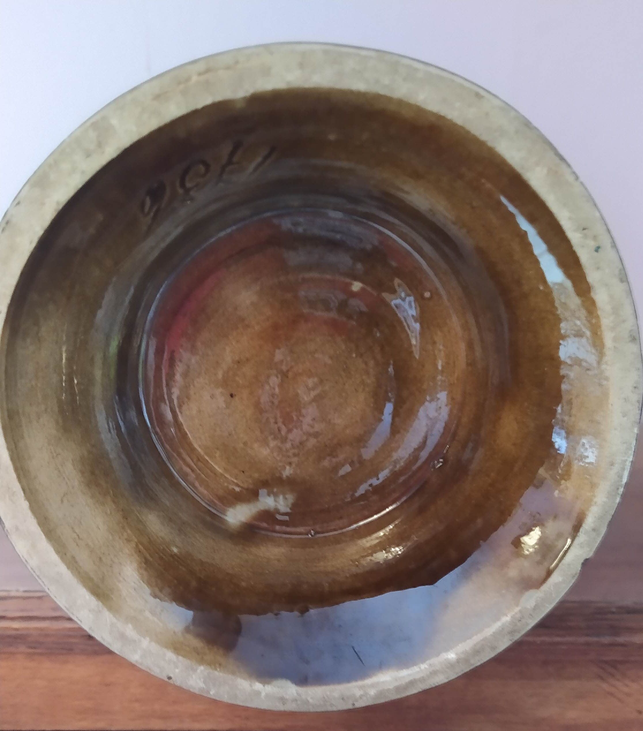 Large art deco ceramic vase form Amphora