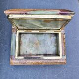 Onyx catchall box from the 1960s, vintage Italy.