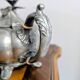 Vintage Shaw & Fisher Sheffield metal tin teapot