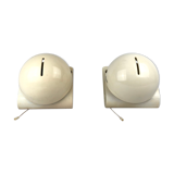 Vintage Italian Guzzini sconces model Bugia. Set of two