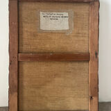 "The torrent in Savoie", mountain landscape, oil on canvas