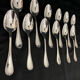 Christofle malmaison housekeeper with silversmith 65 pieces condition close to new