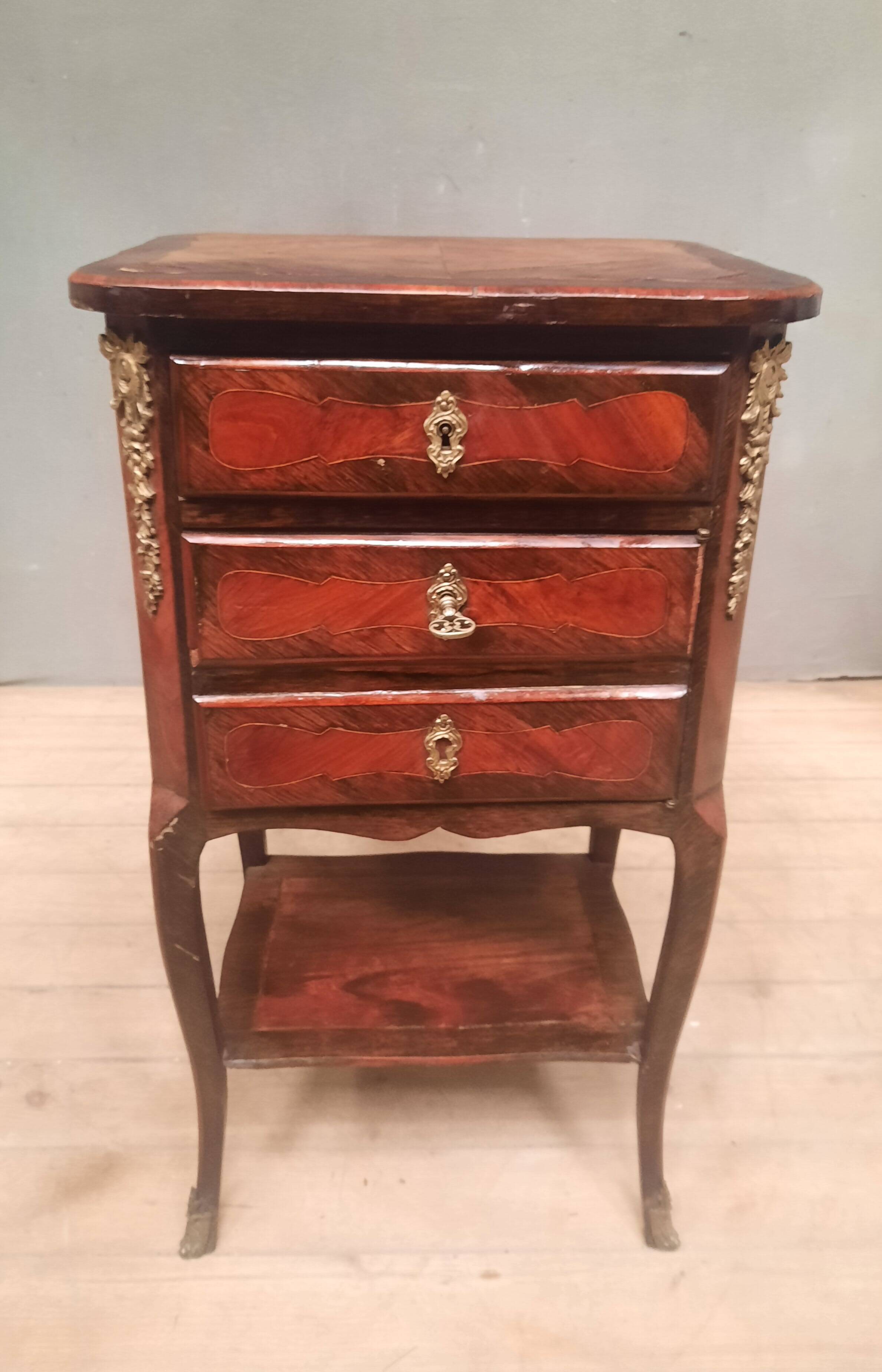 19th century Louis XV style bedside table