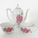 Teapot and porcelain cups set