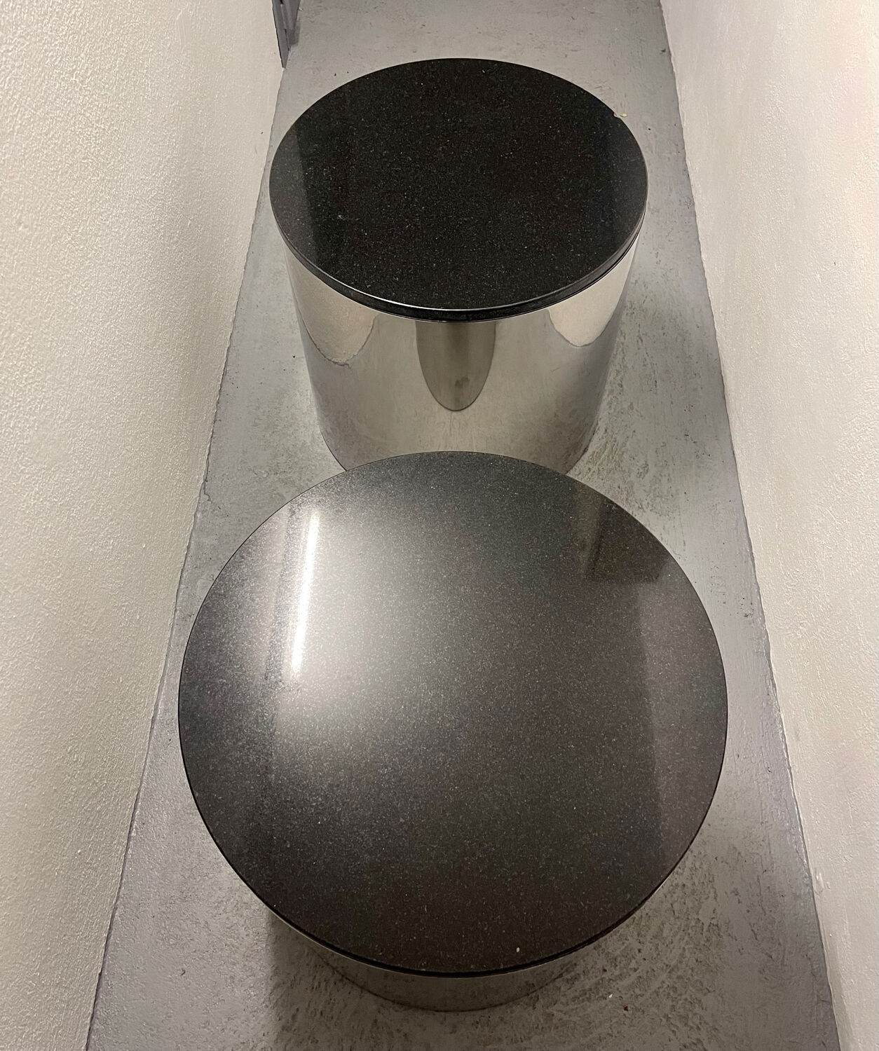 Pair of coffee tables Paul Mayen 70'