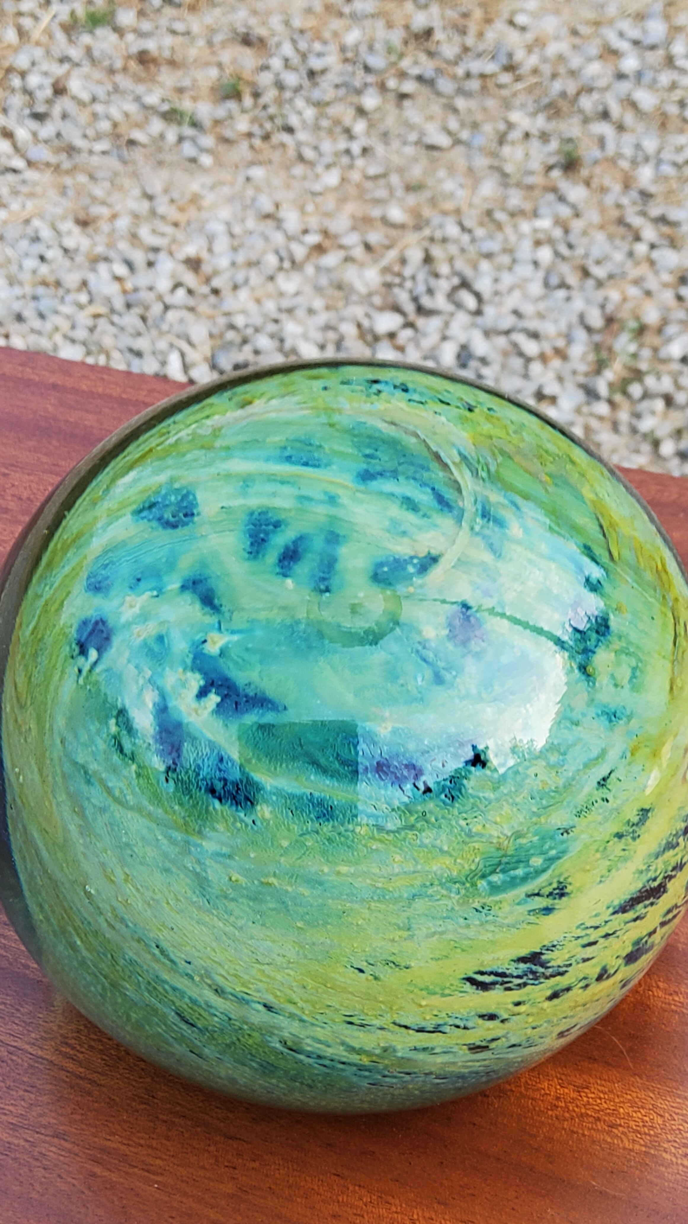 Sulfide Press- Murano glass paper signed Molina from the 70s