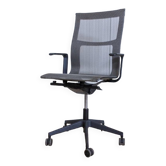 Fauteuil icf una plus en résille gris / noir