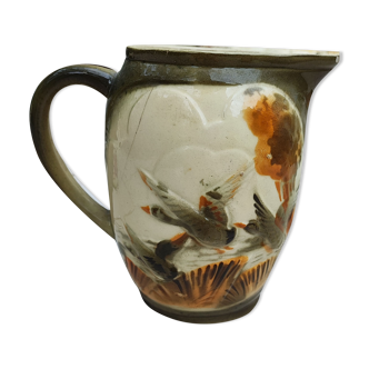 Pitcher in slurry of the company Saint Clément representing the Wild Ducks N° 991-4