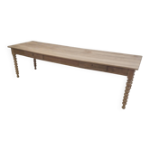 Large walnut table
