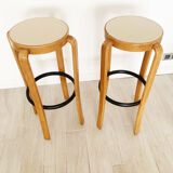 Set of 2 série 8000, scandinavian stools by Thygesen and Sorensen by Magnus Olesen