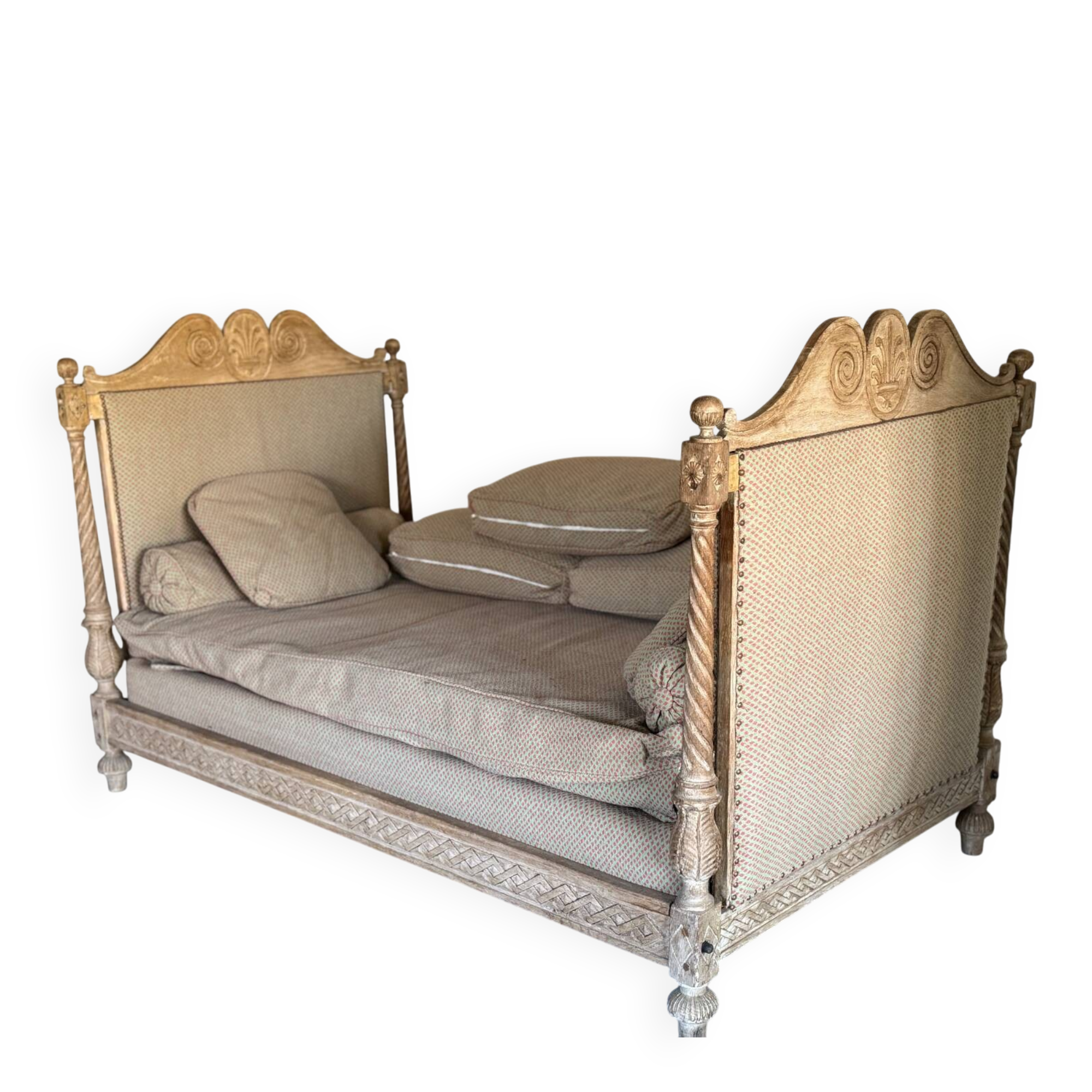 Lit capitonné Louis XVI