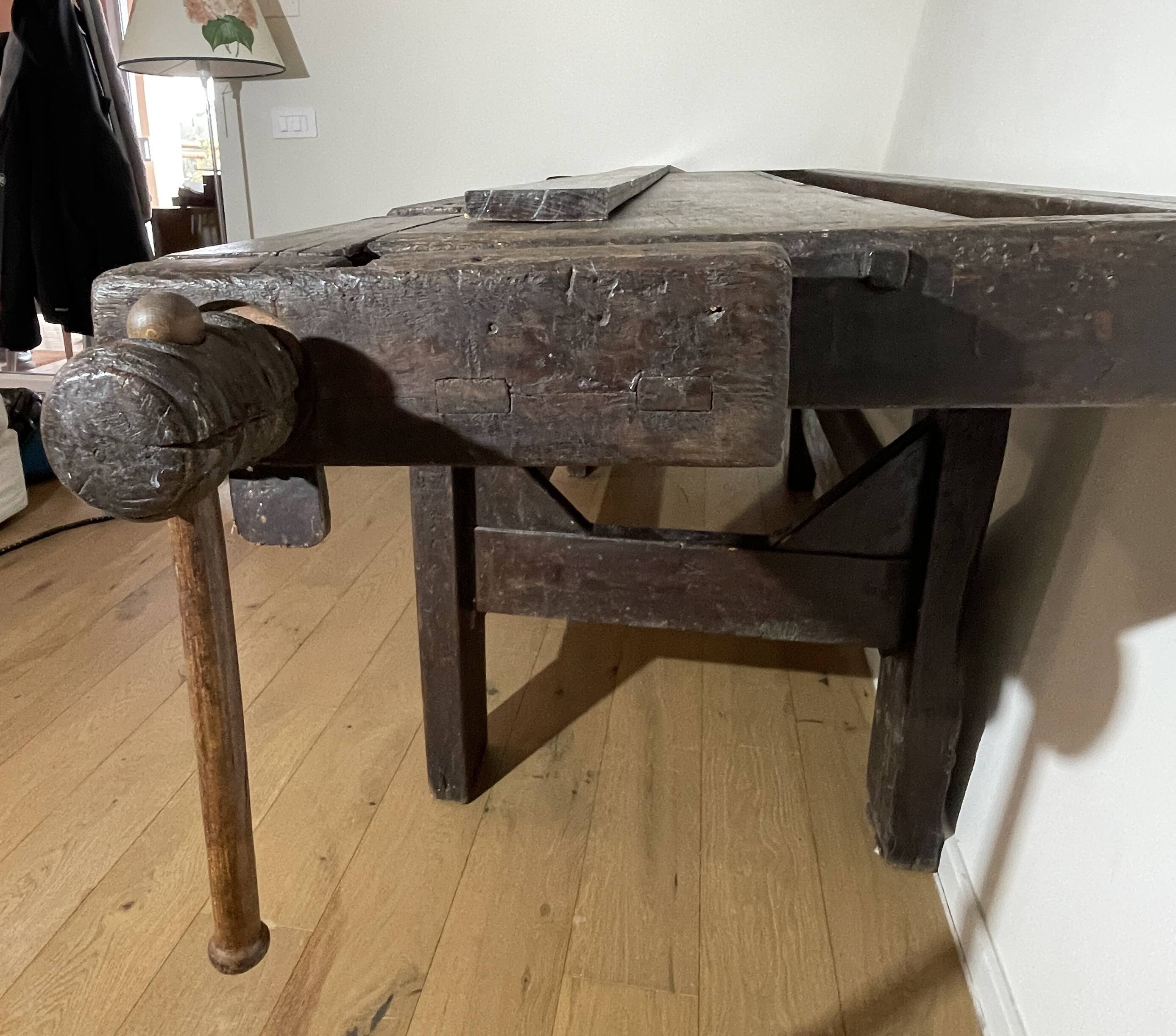 antique carpenter's table