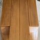 Brutalist coffee table in solid elm — Maison Regain (1970s)
