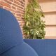 Contemporary sofa aerre italia blue 2-seater