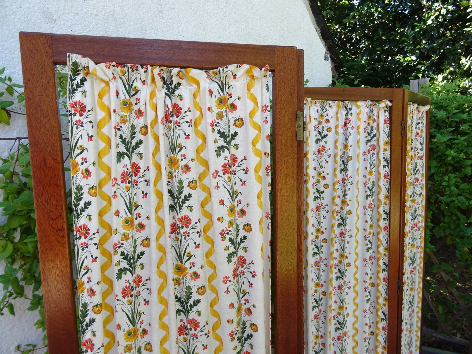 Vintage mahogany screen