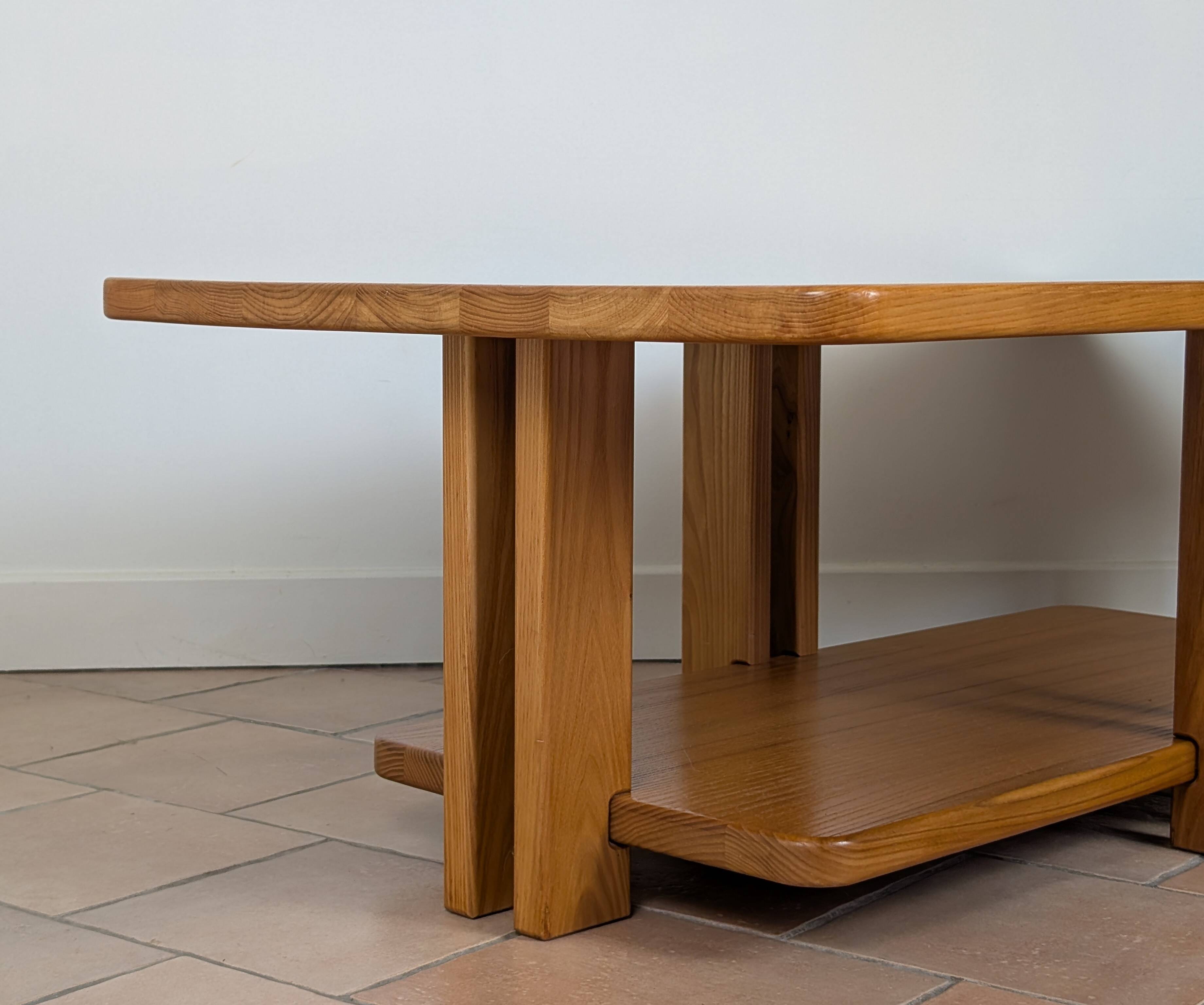 Table basse en orme 80'