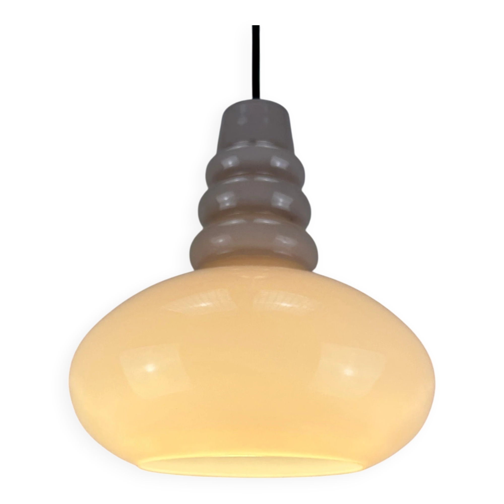 Rare light pink suspension by Peill & Putzler 1960