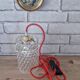 Baladeuse vintage verre ciselé