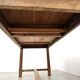 Farm table in solid cherry wood, one drawer, 1950s.