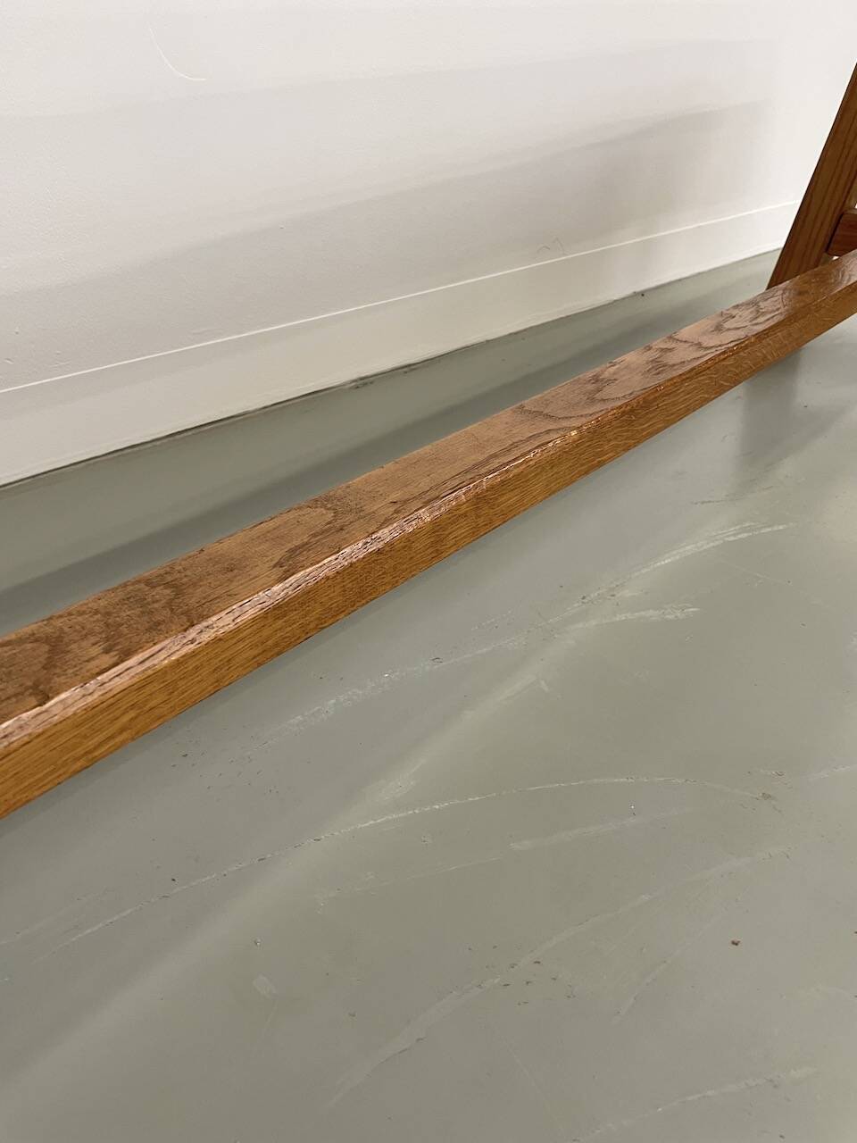 Solid elm bench 2m