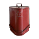 Metal firefighter's bin
