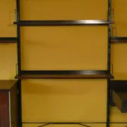 Modular library Urio in teak by Ico & Luisa Parisi for MIM, Rome, 1960s.