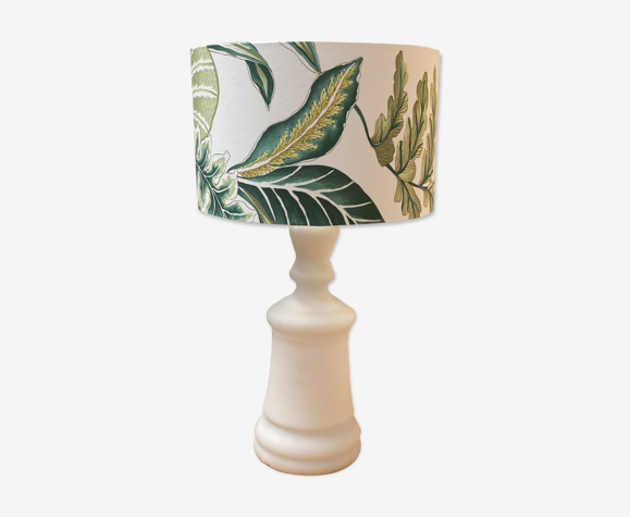 Lampe à poser pied en verre