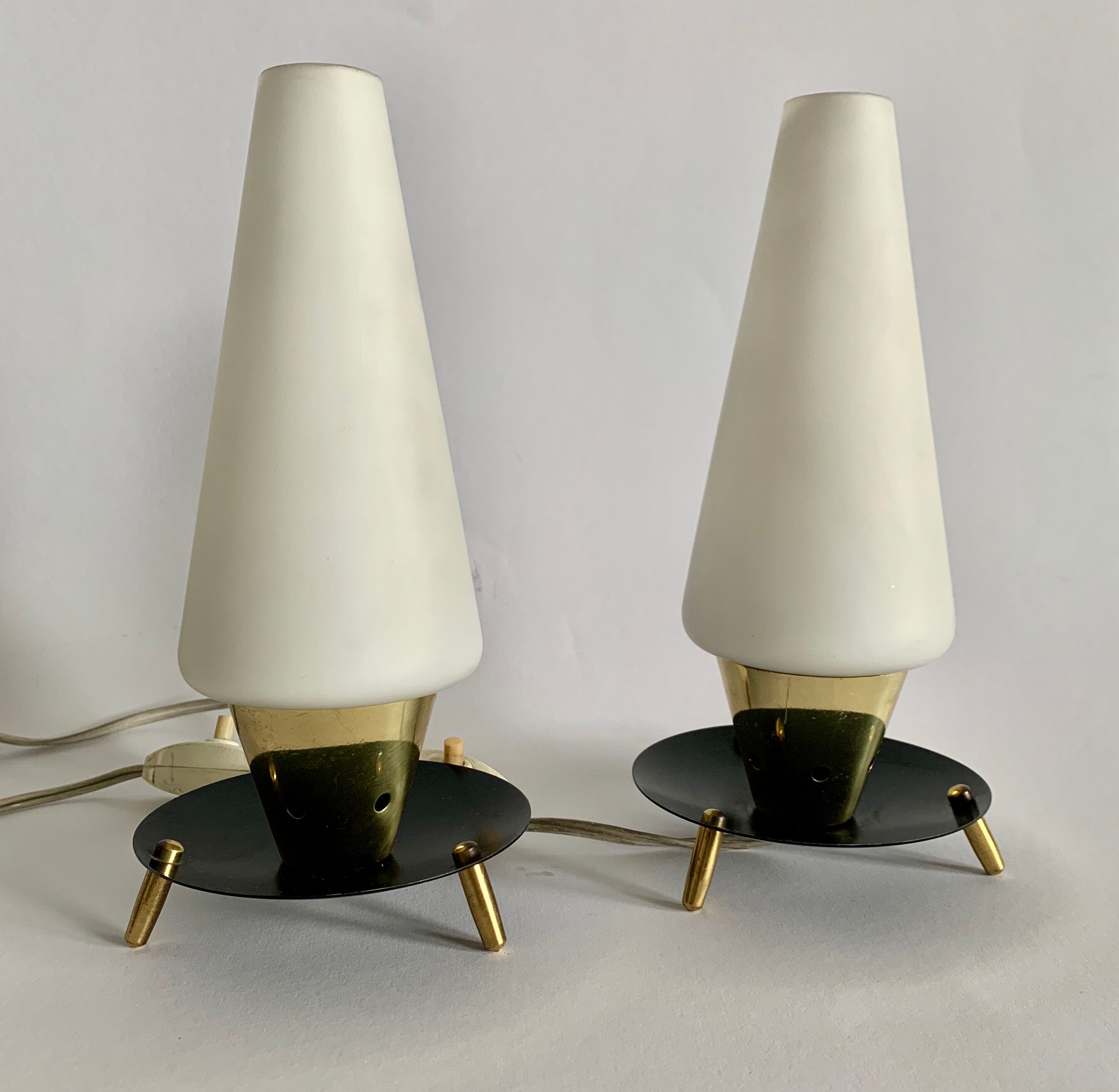 Pair of Bedside Lamps, 1960s