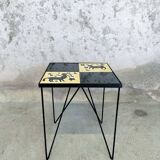 Zodiac tile side table