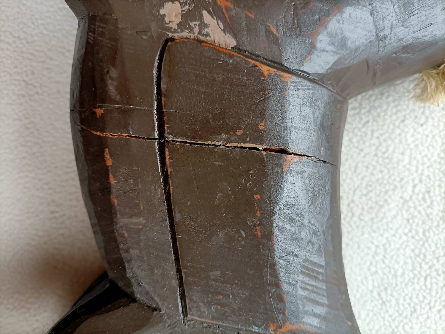 Retro wooden rocking horse