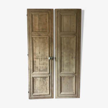 Set of 2 old wooden doors