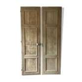 Set of 2 old wooden doors