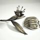 Metal ashtray in the shape of a flower, Sharp 1960s.