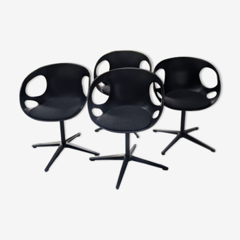 Set of swivel chairs Rin Fritz Hansen by Hirochimi Konno