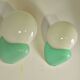 Pair of spherical wall lights - 1970s design
