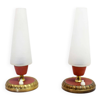 Paire de lampes de chevets, 1950