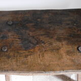 Elm wood rustic coffee table