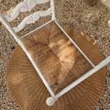 Banc paillé