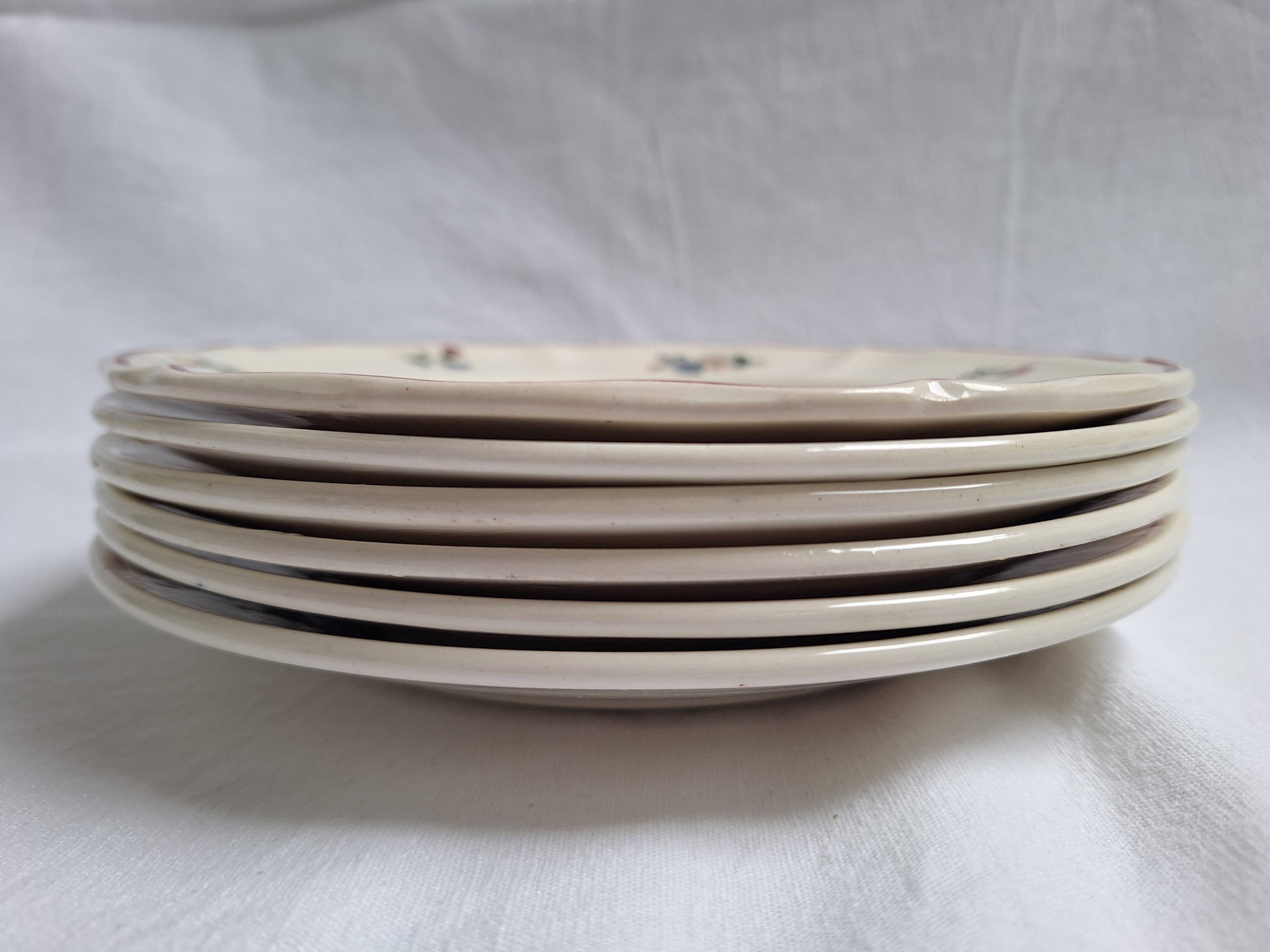 Luneville dessert plates